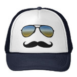 Funny Retro Sunglasses with Moustache Hat