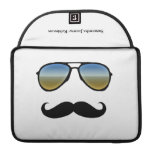 Funny Retro Sunglasses with Mustache Sleeves For MacBook Pro