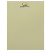 Funny Rise and Shine? Custom Letterhead