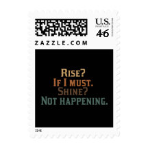 Funny Rise and Shine? Postage