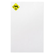 Funny Road Sign - Drunk Student Crossing Stationery Paper