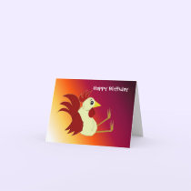 Funny Rooster Birthday cards