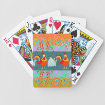 Funny Rooster Hen Funky Chicken Farm Animal Gifts Playing Cards