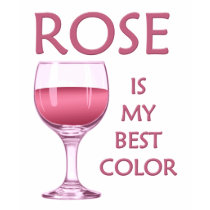 Funny Rose Wine Party T-shirt