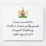 Funny Royal Wedding Apron souvenir mousemat mousepads