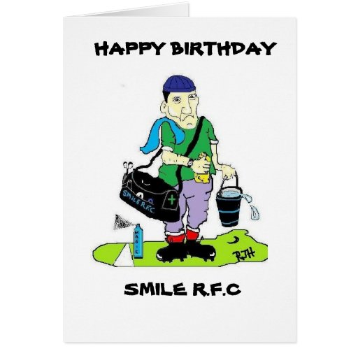 FUNNY RUGBY BIRTHDAY CARD Zazzle