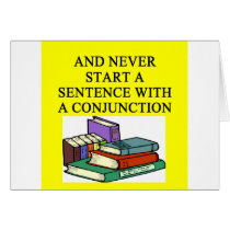 funny rules for writers card