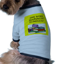 funny rules for writers pet clothing