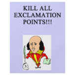 funny rules for writers flyers