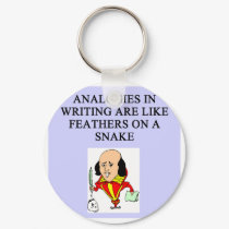 funny rules for writers keychains