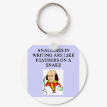 funny rules for writers keychains
