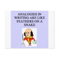 funny rules for writers postcards