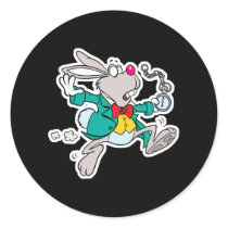funny running late bunny rabbit stickers by doonidesignsanimals funny running late bunny rabbit stickers