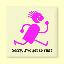 Funny running magnets