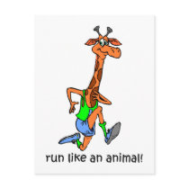 Funny running postcards