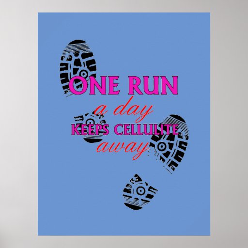 Funny Running Quote - Motivational Fitness Posters