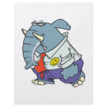 funny sad put on happy face elephant cartoon flyers