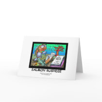 Funny Salman Rushdie Fish Greeting Card