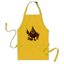Funny Santa apron design by vitaliy Funny Santa apron design