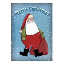 Funny Santa business cards