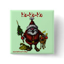 Funny Santa button design by vitaliy Funny Santa button design