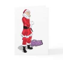 Funny Santa Christmas Card