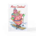 Funny Santa Claus Christmas Card card