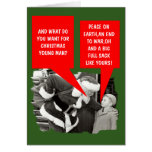Funny Santa Claus Christmas cards
