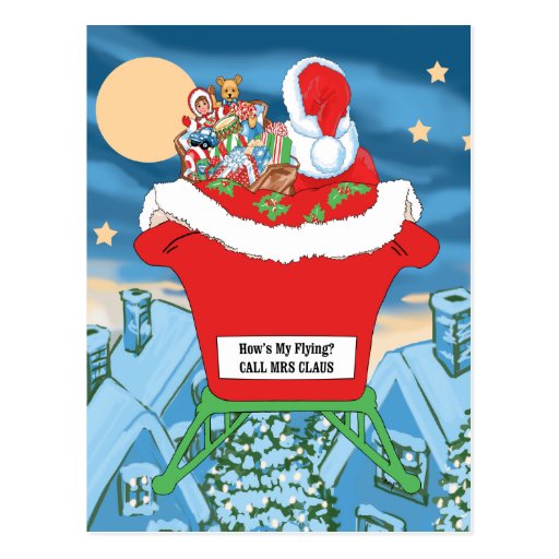 Funny Christmas Postcards 
