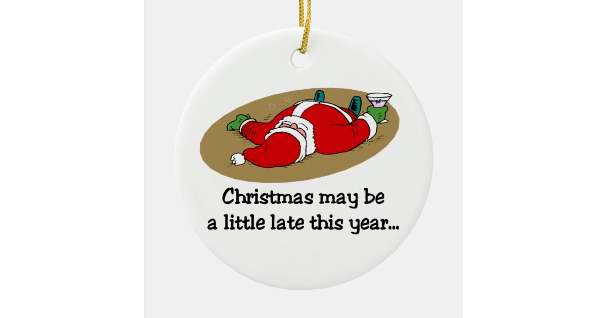 Funny Santa Claus Ornament Zazzle