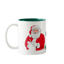 Funny Santa Saying Mugs