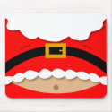 Funny Santa Suit - mousepad