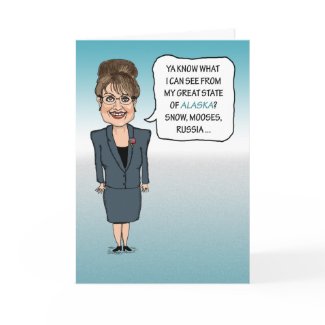 Funny Sarah Palin birthday card card