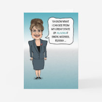 Funny Sarah Palin birthday card