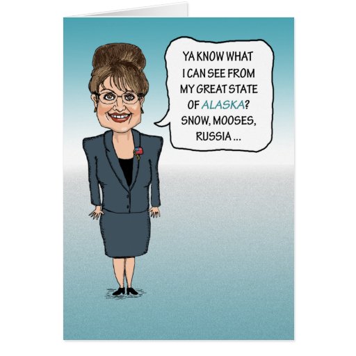 Funny Sarah Palin birthday card