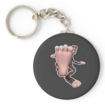 funny sasquatch bigfoot keychain