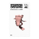 funny sasquatch bigfoot postage