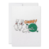 funny savage bowling ball bowling humor custom invites