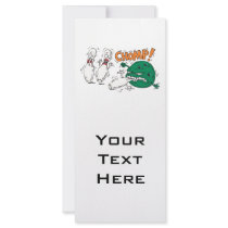 funny savage bowling ball bowling humor rack cards