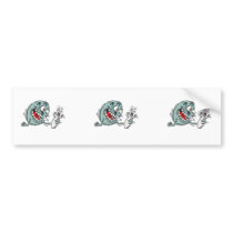 funny savage hungry bowling ball humor bumper sticker