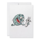 funny savage hungry bowling ball humor custom invite