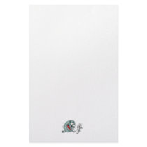 funny savage hungry bowling ball humor stationery