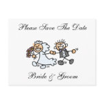 Funny Save The Date Card Postcard