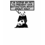 Funny save the Panda t-shirts