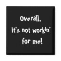 Funny saying magnet