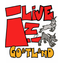 Funny Saying on Goat  Ladies Casual Scoop T-shirt