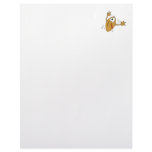 funny scared cartoon football character personalized letterhead