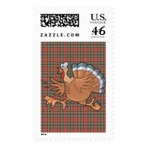 funny scared turkey postage by doonidesigns funny scared turkey postage