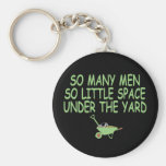 Funny scary women's key chains