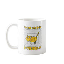Funny Schrodinger's Cat Lolcat Coffee Cup mugs by physicstshirts Funny Schrodinger's Cat Lolcat Coffee Cup mugs